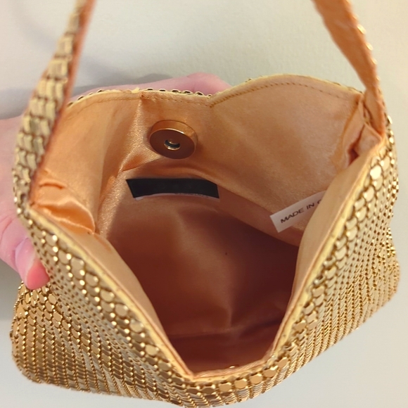 Gold mini evening bag - Picture 4 of 6
